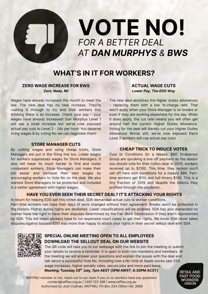EDG Vote No - Flyer & Meeting Link